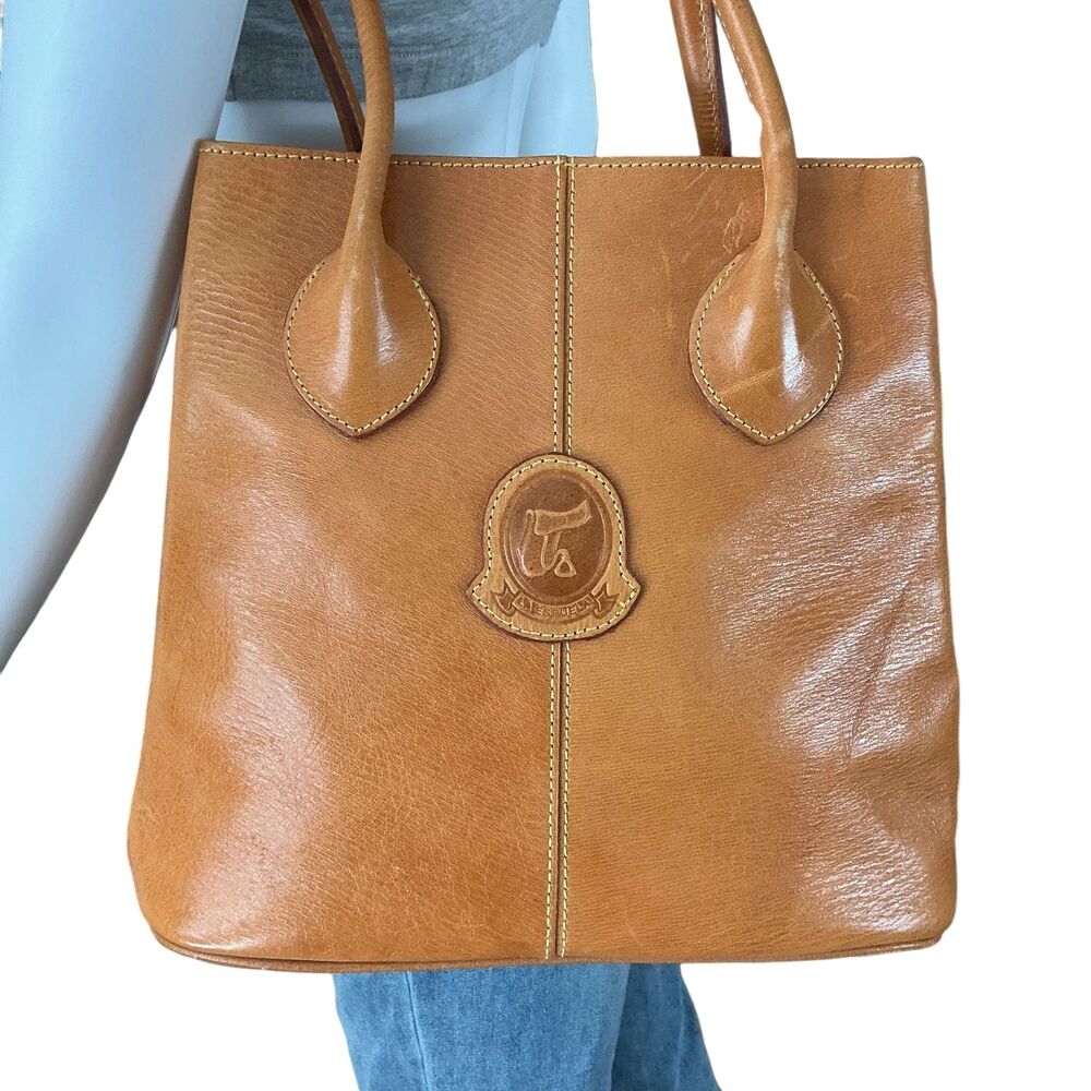 La Espuela Equestrian Bag Tote Purse by Pena Ramirez Leather Horse Riding Spain - Picture 2 of 16